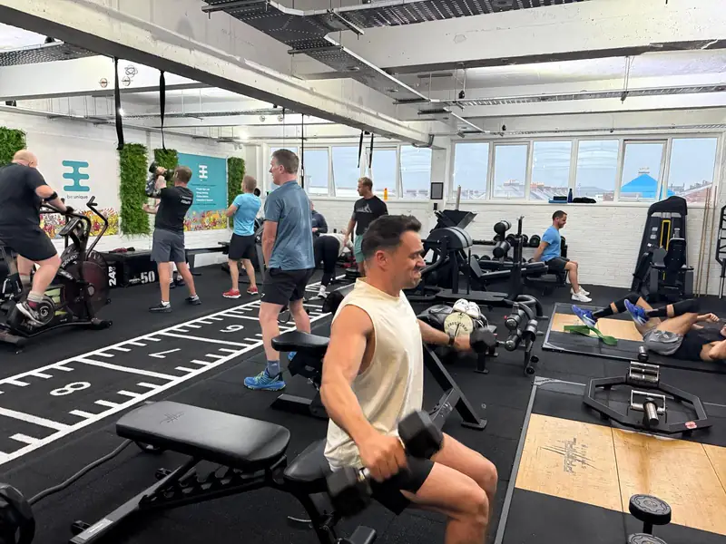 Members training at Be:Unique Wellbeing in Cattedown, Plymouth